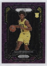 2023-24 Panini Prizm Fast Break Purple Prizm 5/75 Taylor Hendricks #161 0m89