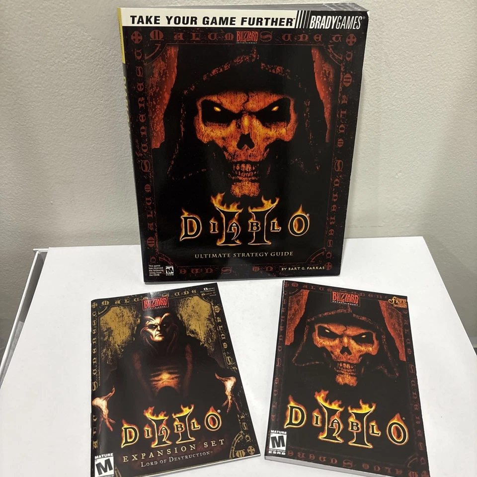 Diablo: Battle Chest PC Game Boxed Expansion Set Strategy Guide Vintage PC 2001 - Image 3 of 4