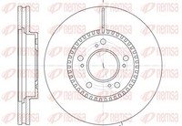 2X Bremsscheibe Remsa 6938.10 FüR Honda NSX 1 NA Legend 2 KA 24V Vtec NA1 NA2