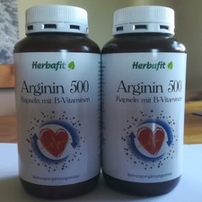 Arginin kapseln - 500 - Nahrungsergänzung