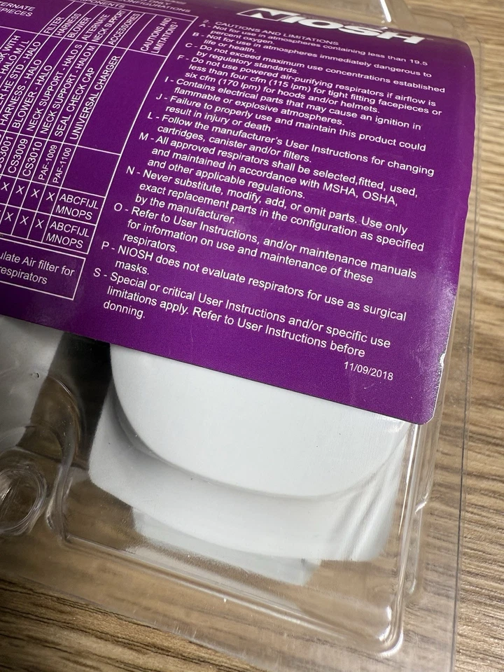 CleanSpace Respirators CS3022 HEPA Particulate Filter Halo (3-pack) ~New - Image 2 of 4