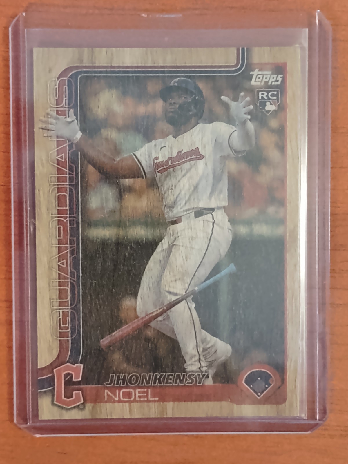 2025 Topps Series 1 Baseball Jhonkensy Noel Wood Parallel Rookie No. 24 RC 11/25