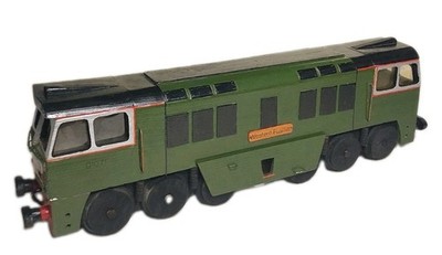  Vintage große Western Füsilier Diesellok handgefertigte Holz Modelleisenbahn