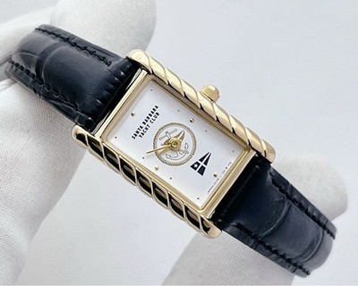Santa Barbara Yacht Club Tank Watch Gold Used Japan Genuine