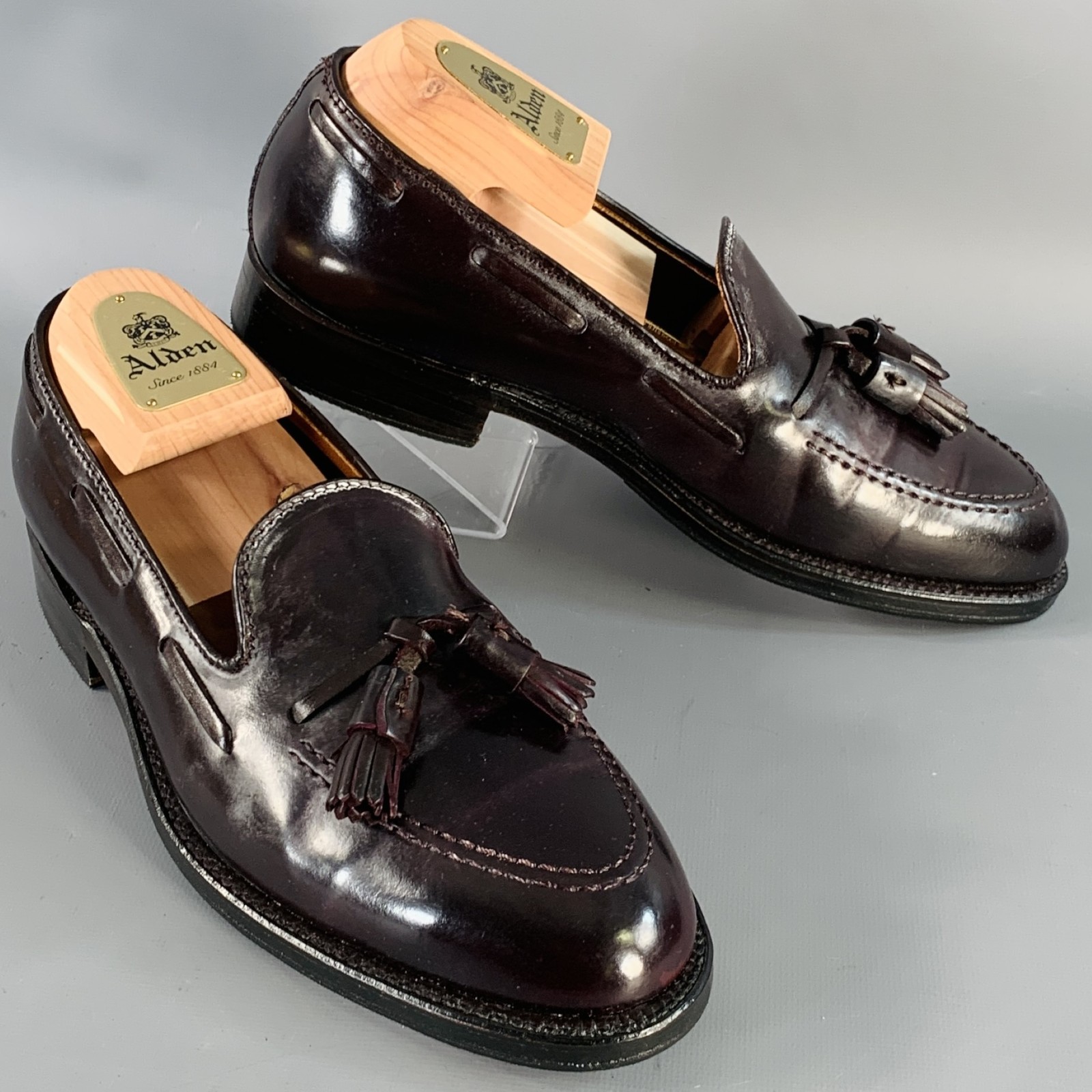 Alden 563 Color 8 Shell Cordovan Tassel Loafer
