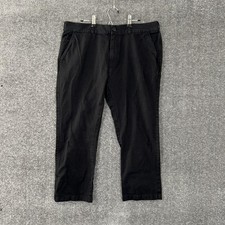 Adam Kimmel For Supreme Men’S Black Cropped Chino Pants Size 36 (36X23)