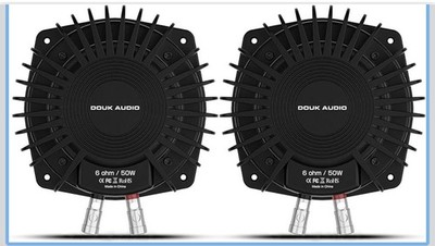 Douk Audio BS-1 Bass Shaker: 50W High Power Buttkicker - Tactile Transducer - Su