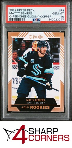 Matty Beniers [Bronze] #R-9 2022 Upper Deck O Pee Chee Glossy card