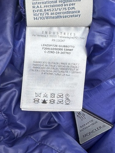 Moncler Lenzspitze Down Jacket - Size 3 - PTP 25” - Fits Large / XL - Authentic - Picture 5 of 13