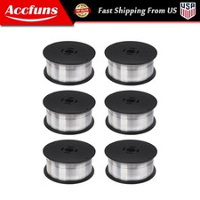 6 Rolls Aluminum ER4043 MIG Welding Wire 0.035" 0.9mm 1 lb Each Roll
