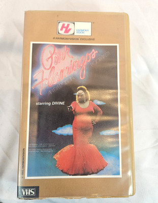 Pink Flamingos Original VHS 1982 Harmony Vision Exclusive