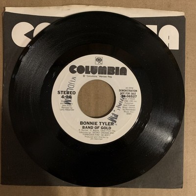 Bonnie Tyler, 45 rpm, Promo, VG+, Band Of Gold, 38-06527