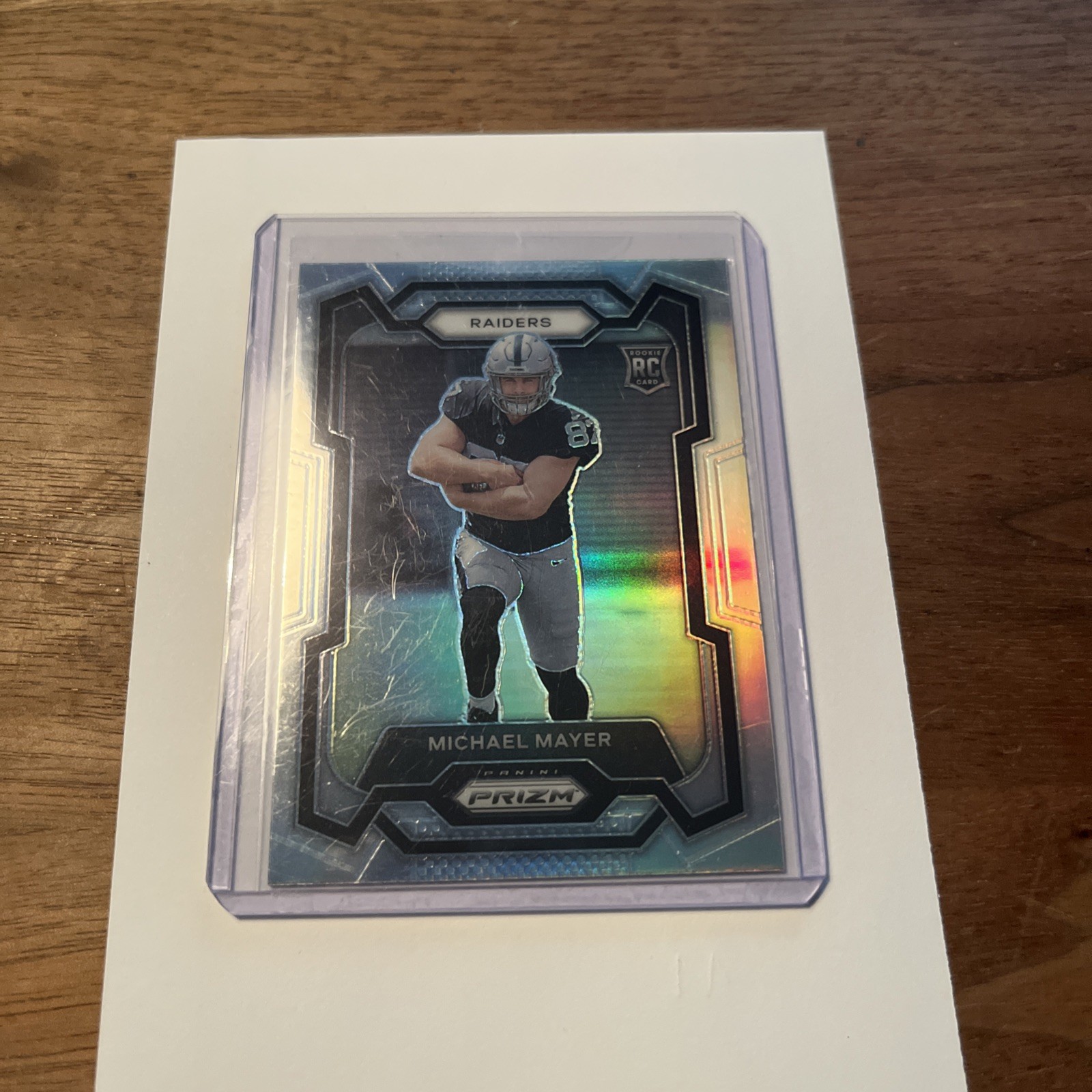 Michael Mayer 2023 Panini Prizm Silver #361 Rookie Las Vegas Raiders