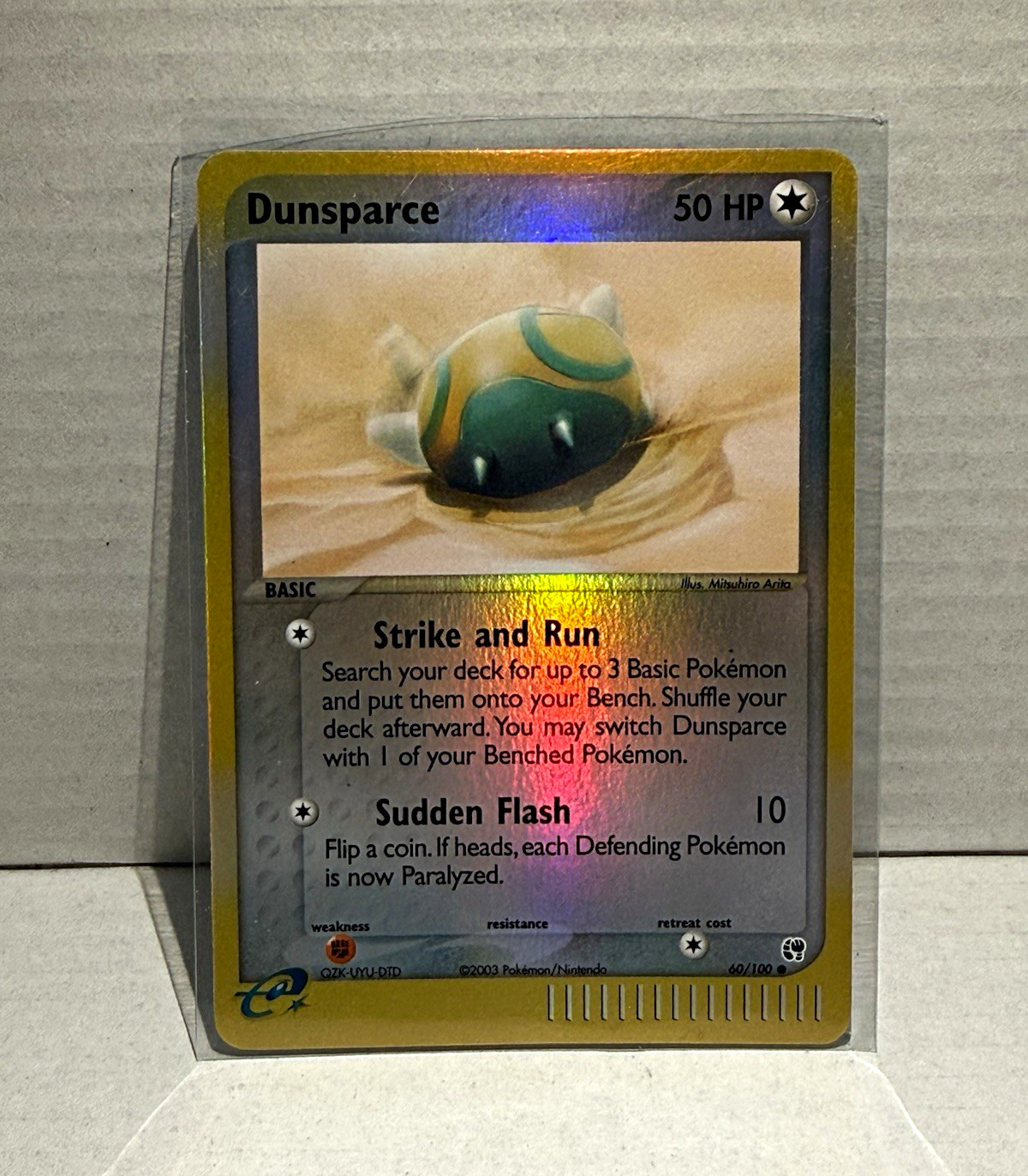 Dunsparce 60/100 Sandstorm Reverse Holo Common English 2003 Pokemon TCG