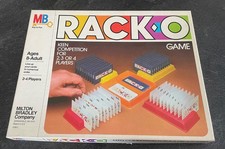 1982 Milton Bradley RACK-O Card Game Complete. Vintage. Made in USA