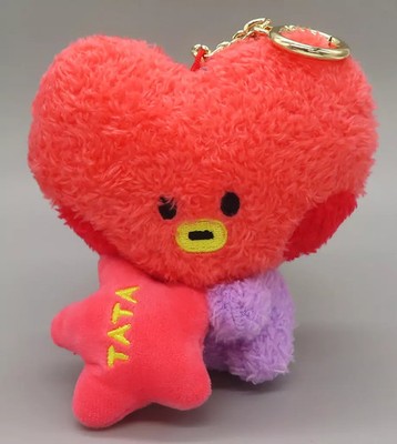 BT21 TATA Stofftier Schlüsselanhänger Maskottchen Abzeichen Sammlerstück