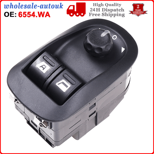 Interruptor de ventana eléctrica - Interruptor de ventana eléctrica Control de botón de espejo para Peuge - Imagen 5 de 7