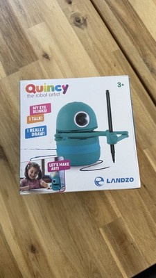QUINCY the Robot Artist/Robot Toy Math Spelling Kids Tutor Educational