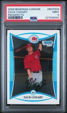 2008 BOWMAN CHROME PROSPECTS #BCP209 ZACK COZART PSA 9