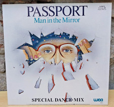 Vinyl Maxi Passport Man In The Mirror 12'', LP NEAR MINT, Cover EX, 1983