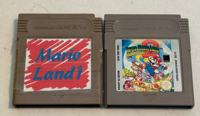 Super Mario Land 1 & 2 Bundle Nintendo Gameboy Classic Spiel Modul B-Ware