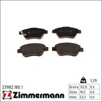 1X Zimmermann 23982.180.1 Bremsbelagsatz FüR Opel Corsa S07
