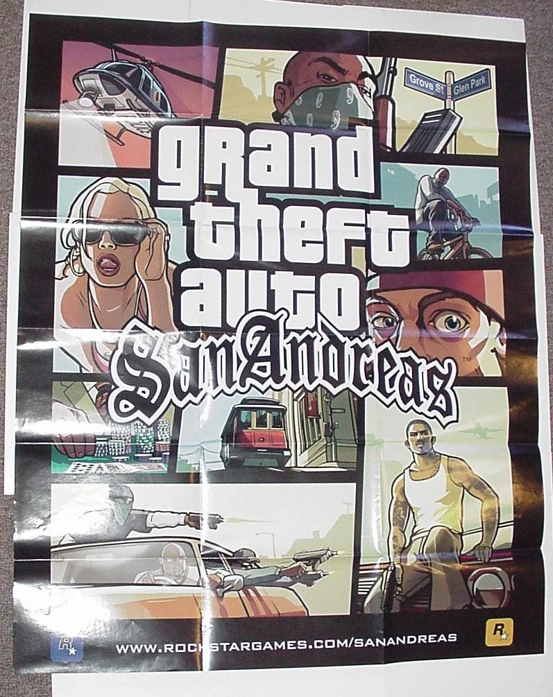 Grand Theft Auto: San Andreas Video Game Memorabilia for sale | eBay