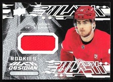 2019-20 SPx UD Black Obsidian Rookies Jerseys Filip Zadina Rookie Detroit Red