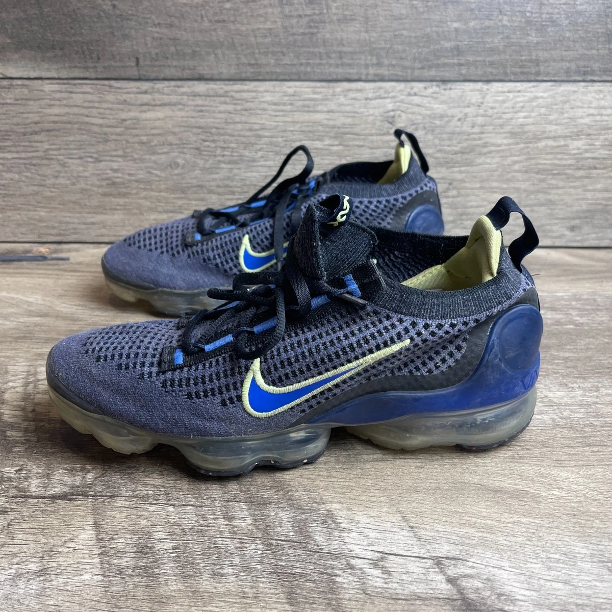 Nike Air Vapormax 2021 Flyknit Obsidian Light Lemon Twist | eBay
