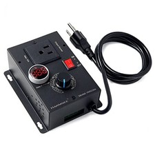 AC Motor Speed Controller 110-120V / 10A Rated / 15A Max, Fan Speed Metal