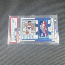 2024-25 National Treasures Tobias Harris #TOB Colossal Logoman 75th 1/5 PSA 8