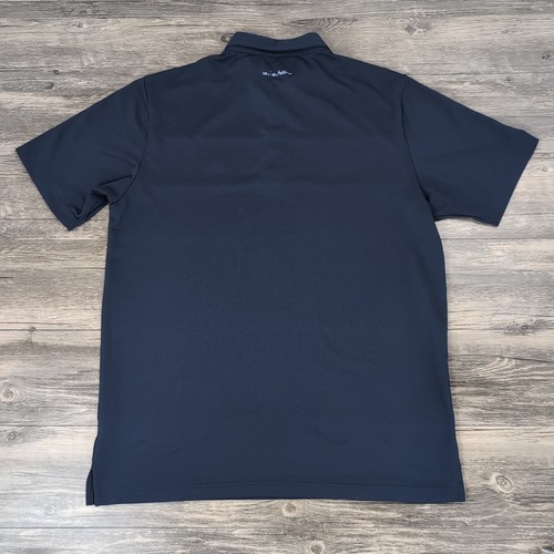 Travis Mathew Polo Golf Shirt Mens Large Classic Color Block Stretch Blue Casual - Picture 8 of 11