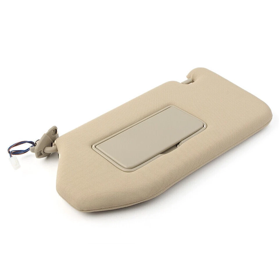 Left Tan Sun Visor with Light for 2013-2018 Pathfinder 2014-2017 Infiniti QX60 Foto 4 de 4