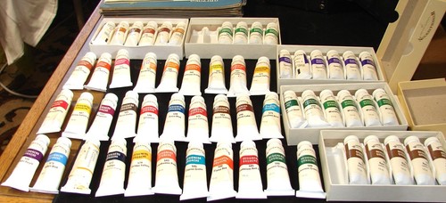 LOT==Fifty Six (56) Tubes Winsor-Newton Gouache Paint Tubes=Tube Size 14ML