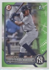 2022 Bowman Prospects Neon Green Border 49/399 Fidel Montero #BP-74 00em