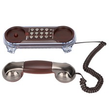 .  Patina Landline Phone Desktop Wall Mounted Corded Telephone With US And UK