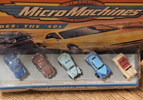 Lot of 5 Vintage 1995 Galoob Micro Machines Minis #25 Rally Set: #10, 17, 18, 11