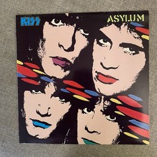 KISS Asylum Lp Vinyl Record 1985 VG++ Glam Rock Album Gene Simmons Paul Stanley