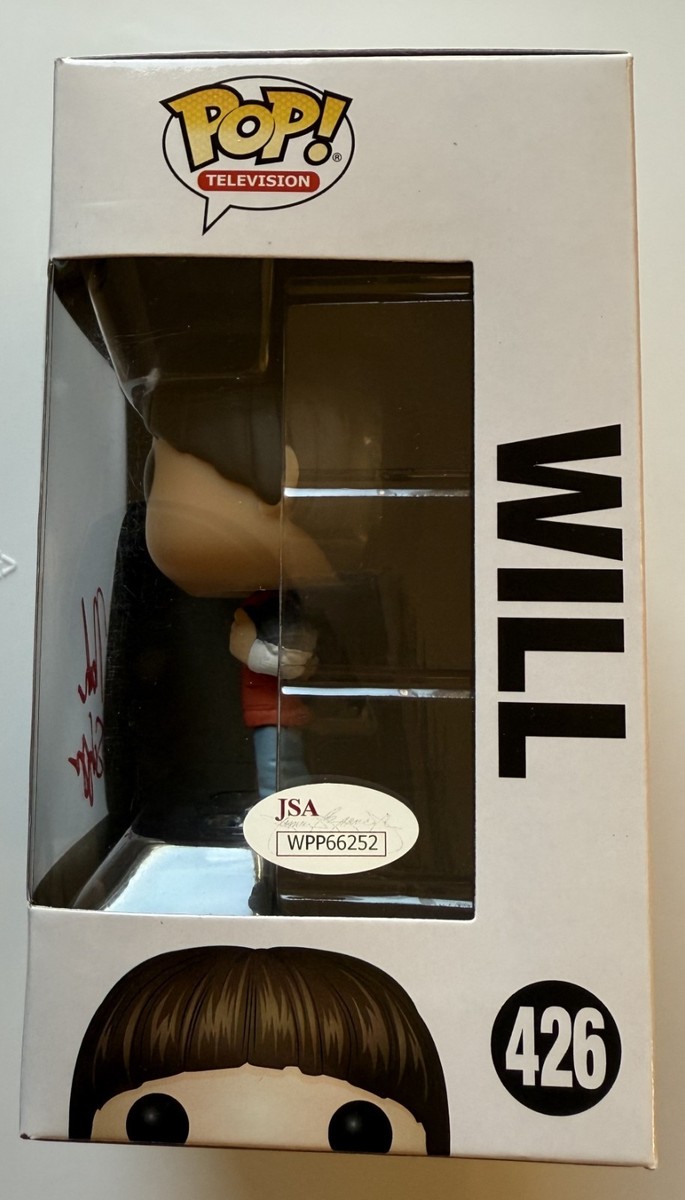 NOAH SCHNAPP SIGNED FUNKO POP NETFLIX STRANGER THINGS WILL NETFLIX