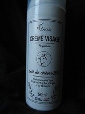 LH Beauty crème visage au lait de chèvre BIO