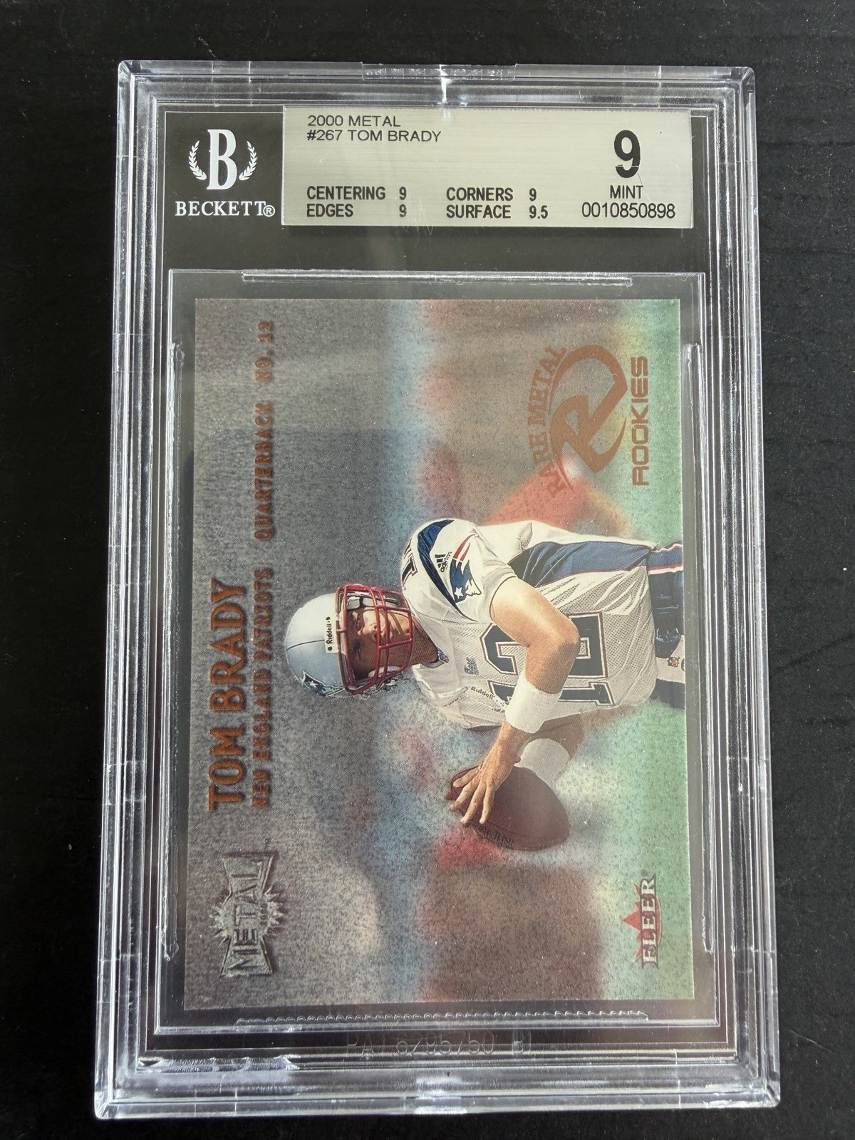 Tom Brady Metal #267 Precious Metal