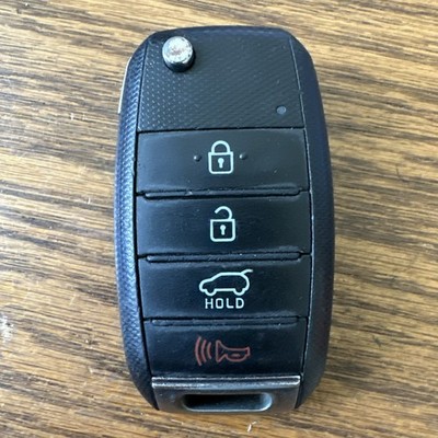 2016 - 2021 KIA SPORTAGE FLIP KEY REMOTE FOB FCC: TQ8-RKE-4F27 4-BTN GOOD!