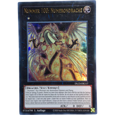 YuGiOh Nummer 100: Nummerondrache Ultra Rare 1. Auflage DLCS-DE117 NM Deutsch