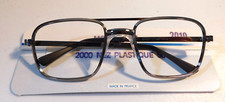 Vintage COTTET 2000 Gunmetal 50 Unifit Bridge Eyeglass Frame New Old Stock L7