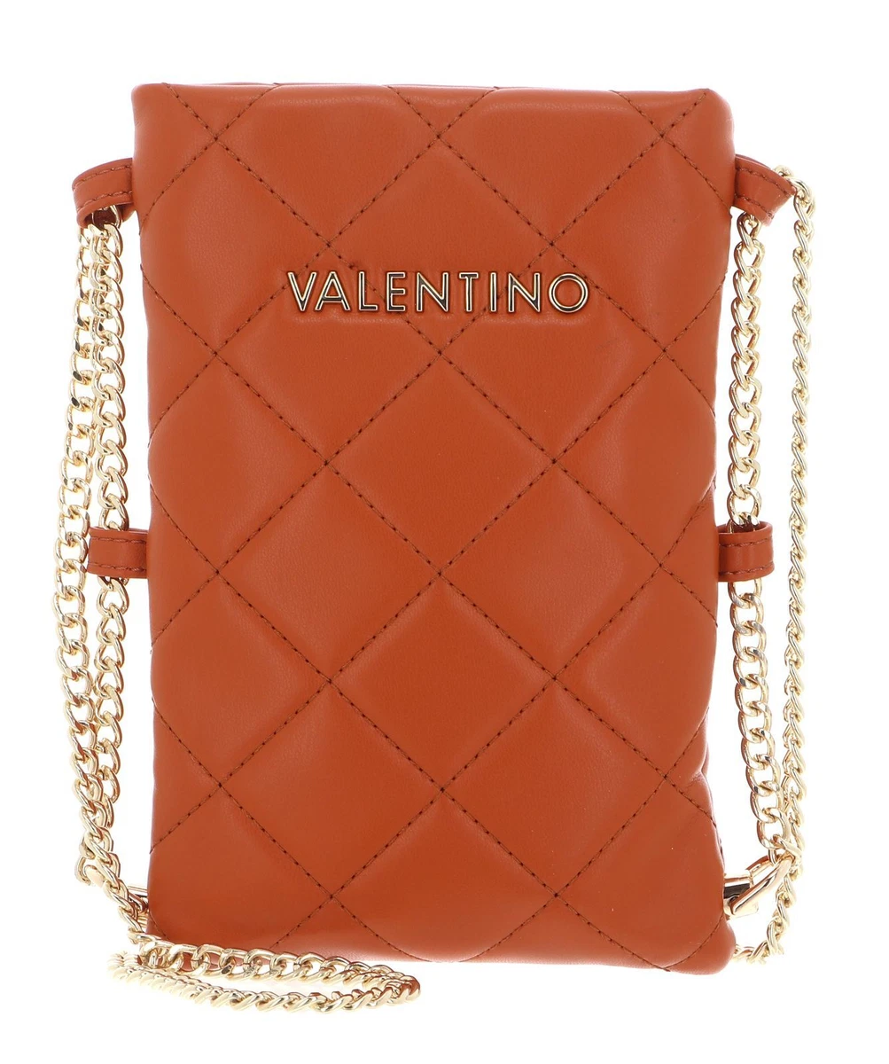 Sac Bandoulière VALENTINO Never Camera Bag En Arancio (orange) - Neuf Avec étiquettes, Cuir Synthétique