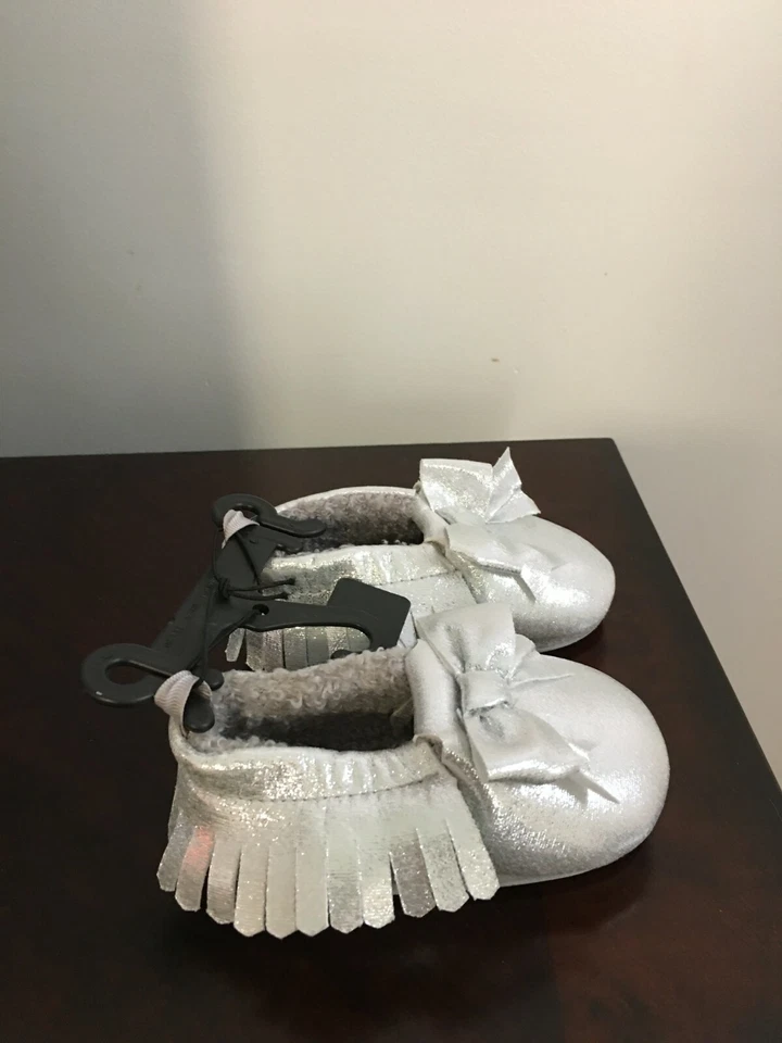 NUEVAS ZAPATILLAS MOCASÍN PARA NIÑAS TALLA 2 WONDER NATION Foto 3 de 4