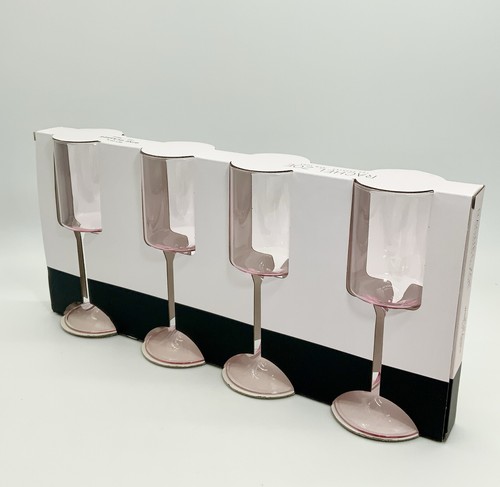 Rachel Zoe Pink Wine Glass Set Of 4 Pink Wine Glass - Picture 7 of 12