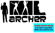 Archer 081 Vinyl decal sticker Graphic Die Cut Car Truck Window Bumper 12"