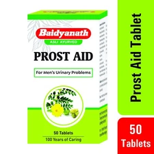 Baidyanath Ayurvedic Prostaid ( 50 Tablets ) Urinary Problem 100% Herbal Formula