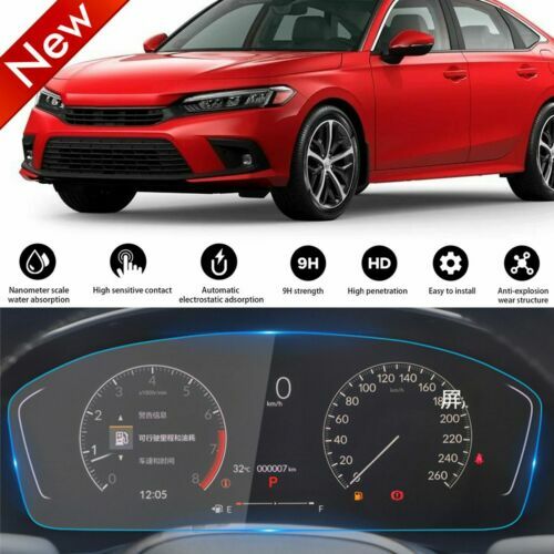Película protectora de pantalla de poliuretano termoplástico HD para 11o Honda Civic 2022-23 - Imagen 2 de 12